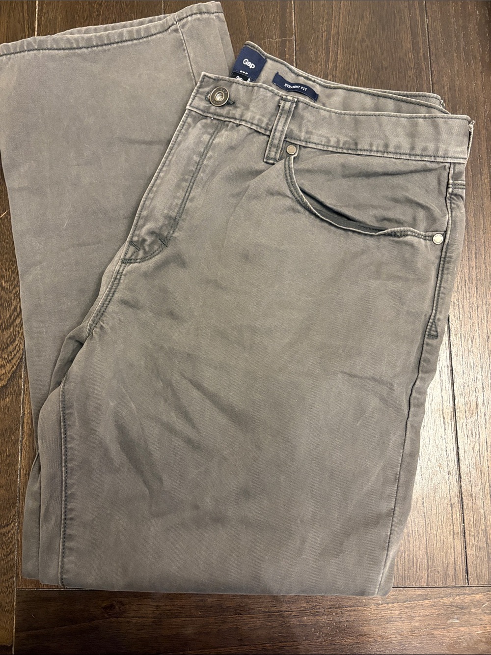 Grey Casual Pants